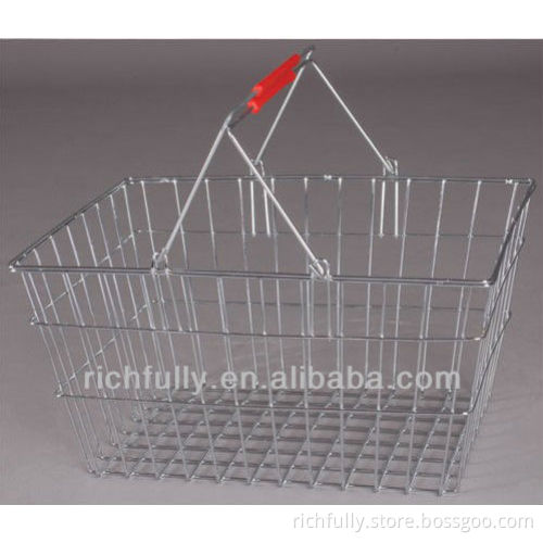30L Wire Mesh Basket, Vegetable Basket, Used Shopping Baskets